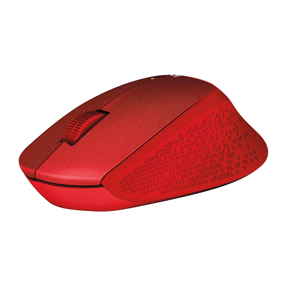 Logitech M331 Silent Plus Wireless Mouse - Red