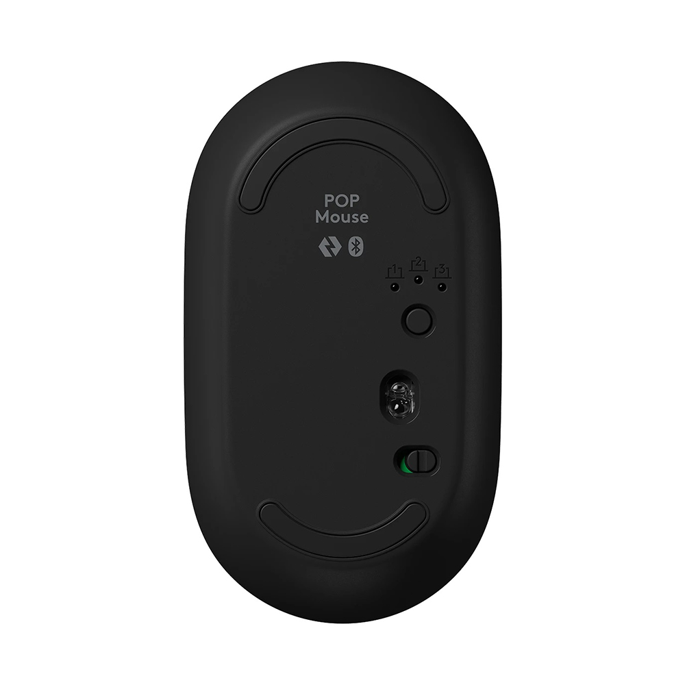 Logitech POP MOUSE Wireless Mouse with Customizable Emoji - Bluetooth Mouse (Blast)