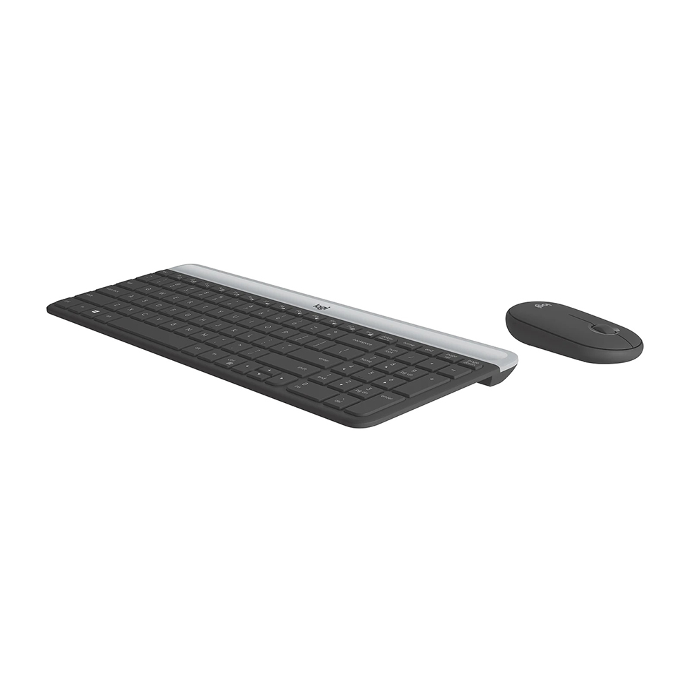 Logitech MK470 Slim, Compact & Quiet Wireless Keyboard & Mouse Combo (Graphite)
