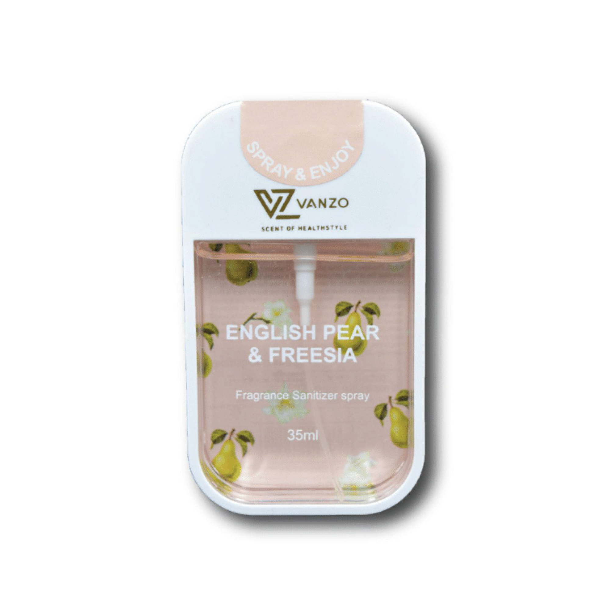 VANZO Pocket Fragrance Sanitizer Spray 35ml ã€English Pear & Freesiaã€‘
