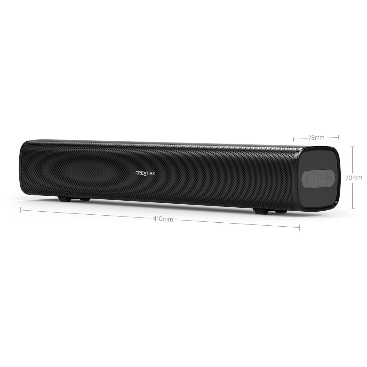 Creative Soundbar Stage Air with Bluetooth Connection, Compact Size, Aux-In Support, USB Slot, Up To 6 Hours Play Time