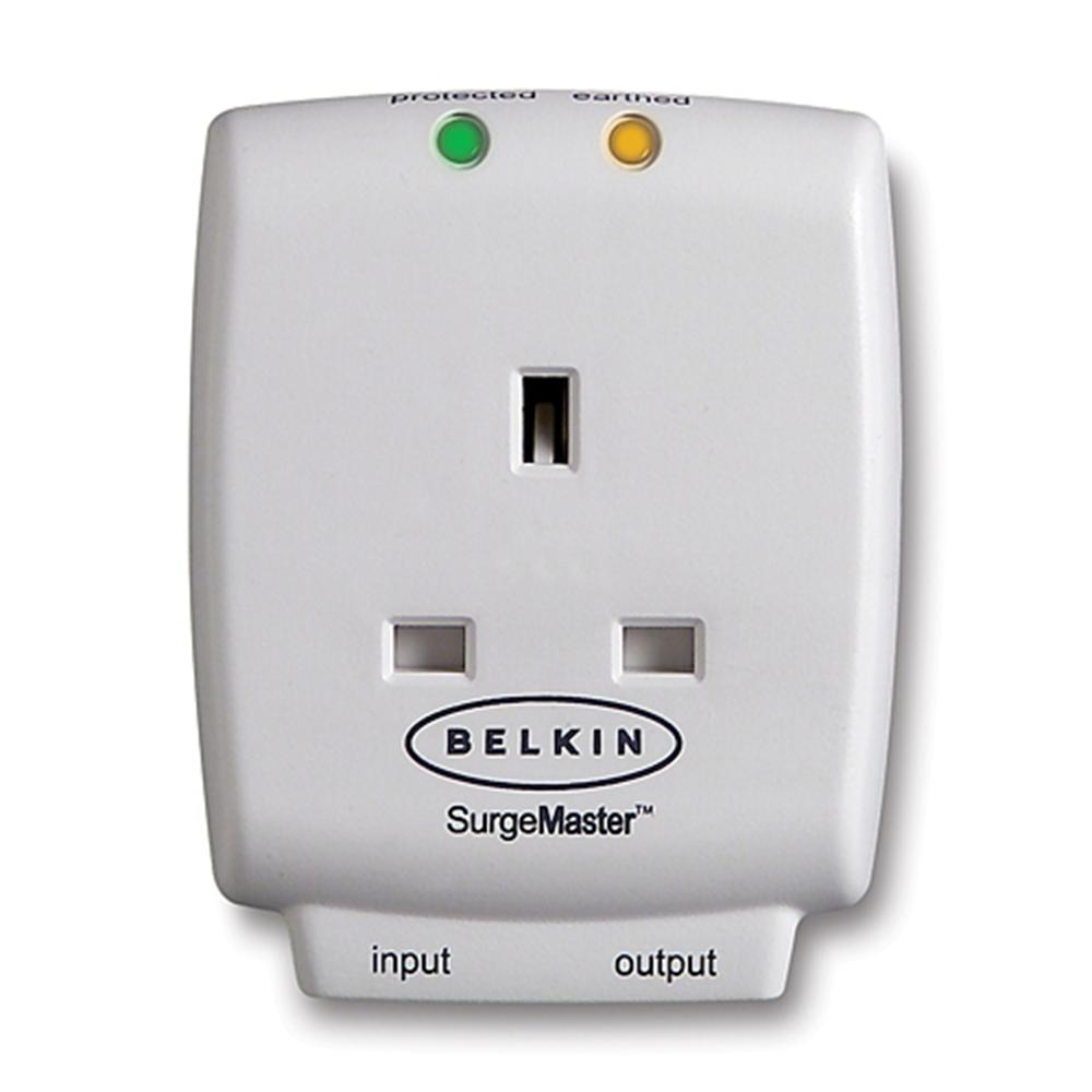 Belkin Home Series 1-Outlet SurgeCube Surge Protector (F9H110VSACW)