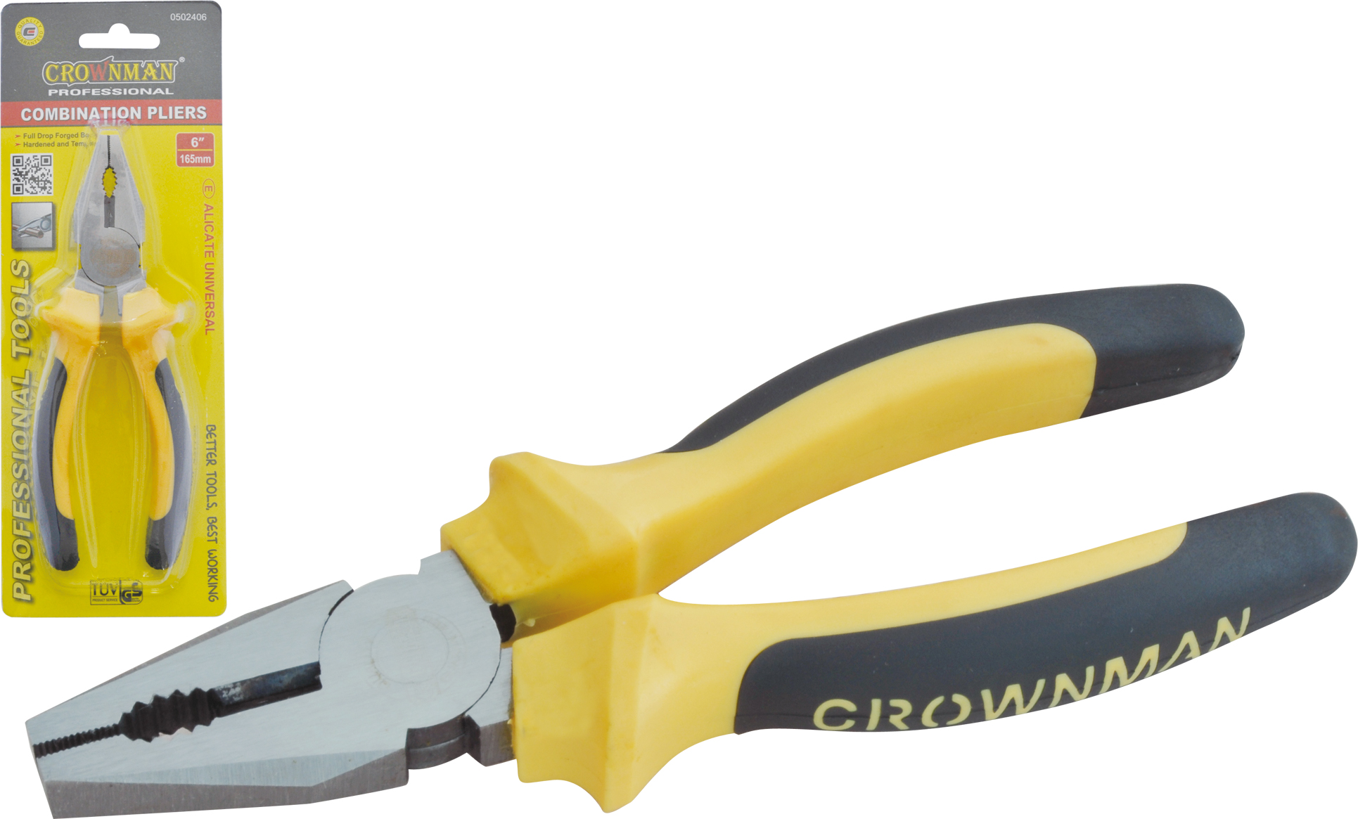 Crownman 6&quot; Germany Type Combination  Pliers
