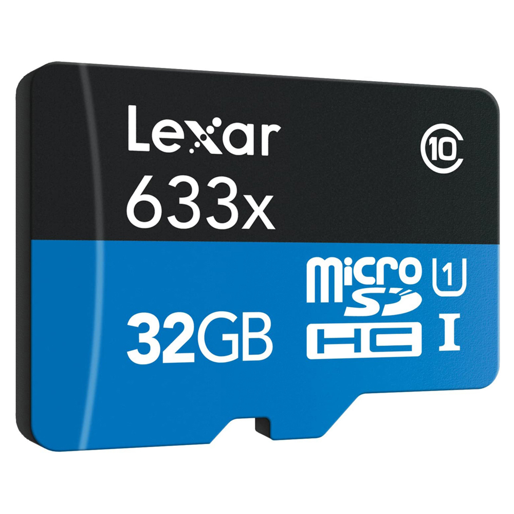 Lexar 633X microSDXC 32GB High-Performance A1 U1 UHS-I Memory Cards with SD Adapter (up to 95MB/s)