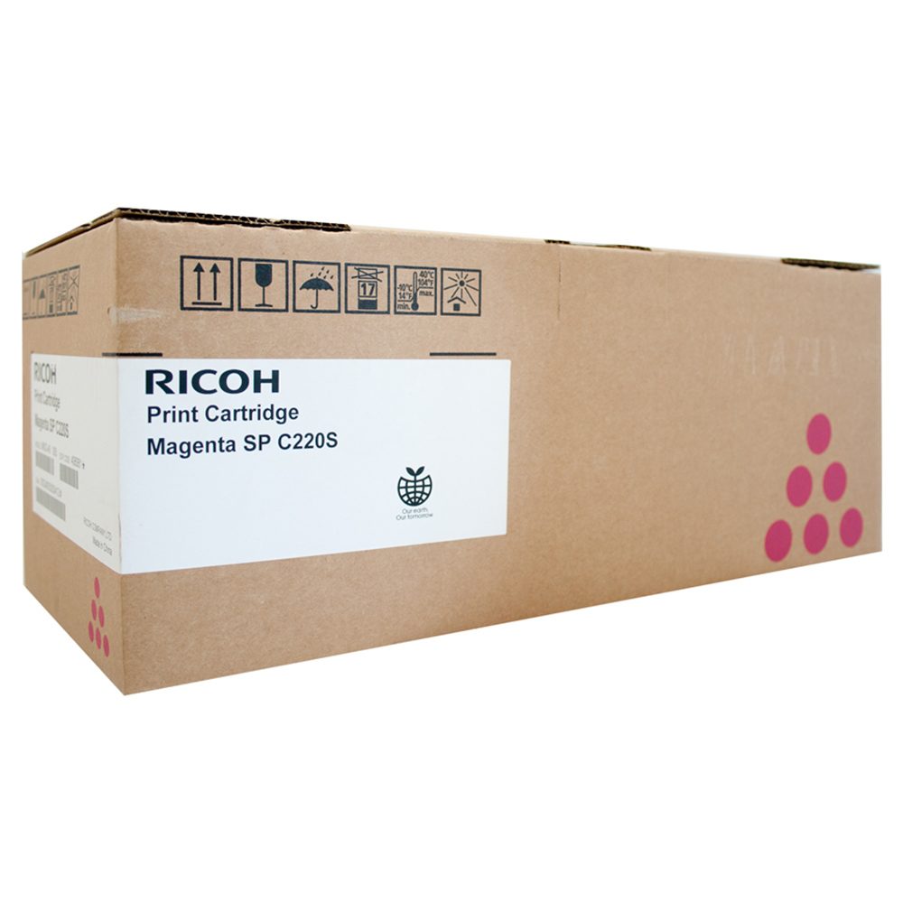 RICOH 406061 TYPE 220/222 LASER TONER MAGENTA - NO WARRANTY (Item no: RC SPC220 MAG)