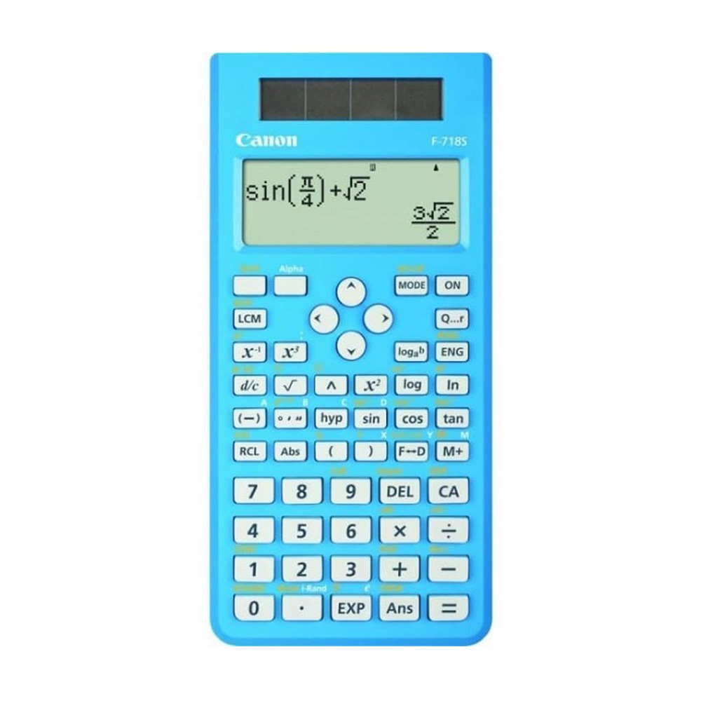 Canon F 718s Bl Scientific Calculator Blue 0387