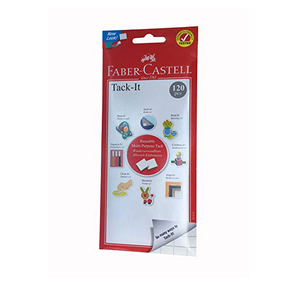 Faber-Castell Tack-it Reusable Adhesive Putty 90 / 120 Pcs Set