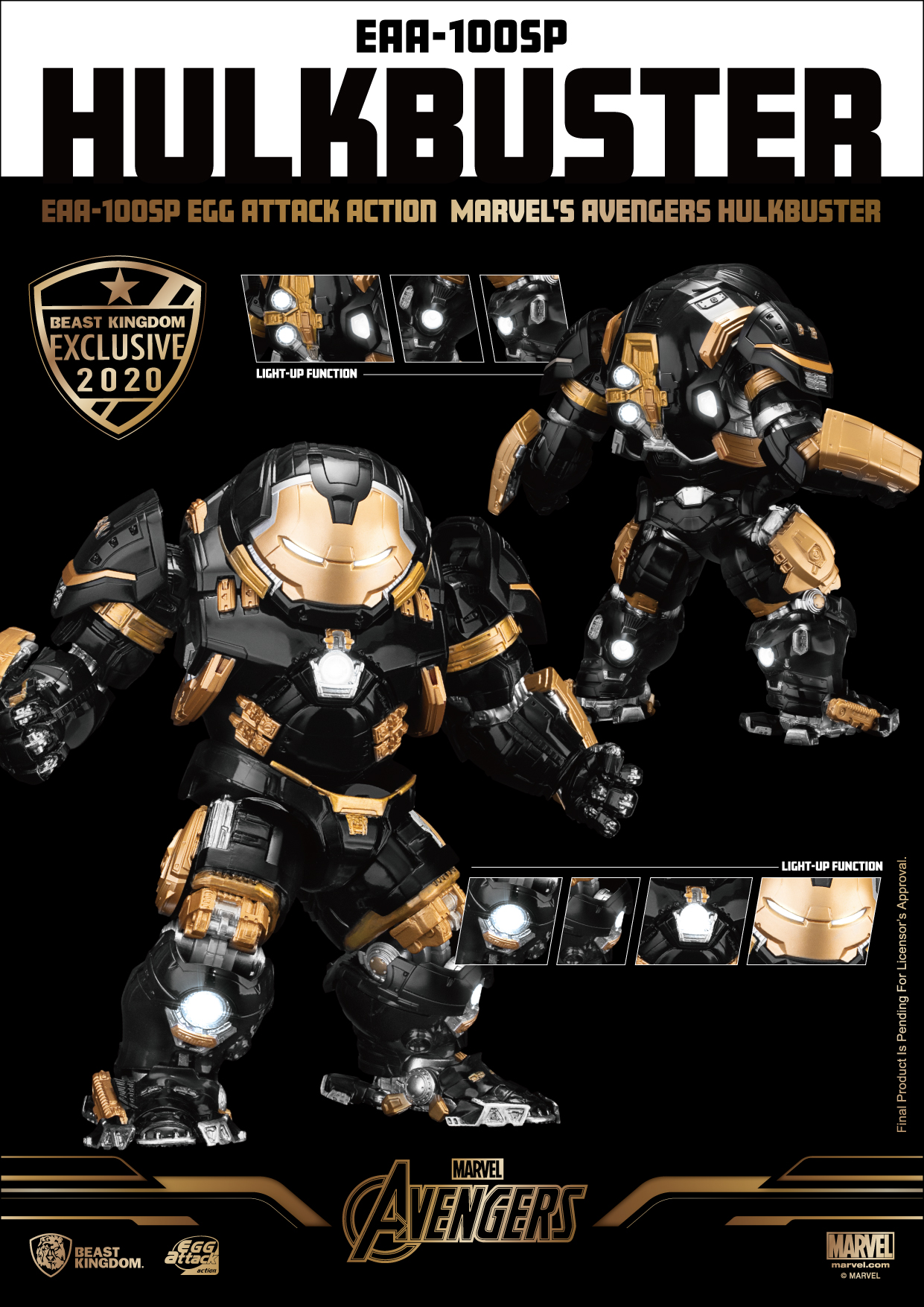 Marvel Egg Attack Action : Avengers : Age of Ultron Hulkbuster Limited Edition (EAA-100SP)