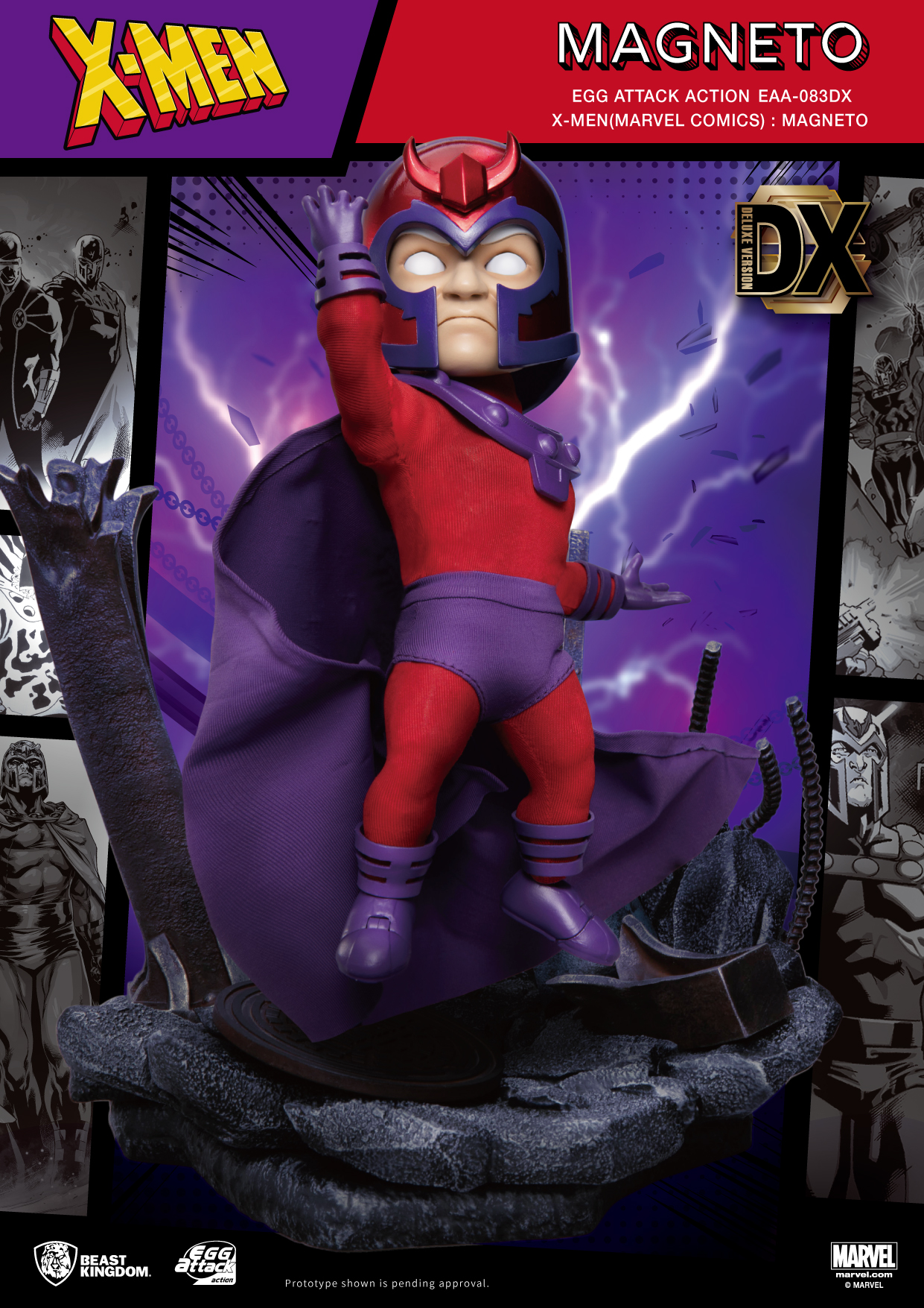 Marvel Egg Attack Action Figure : X-Men - Magneto Deluxe Version (EAA-083DX)