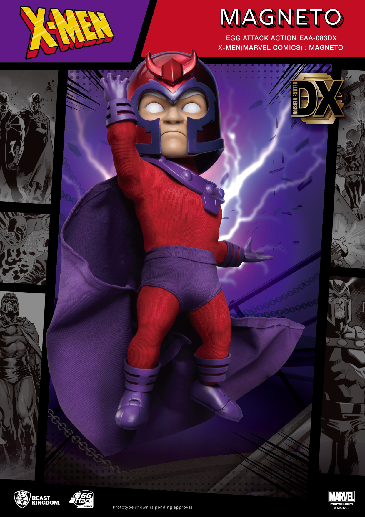 Marvel Egg Attack Action Figure : X-Men - Magneto Deluxe Version (EAA-083DX)