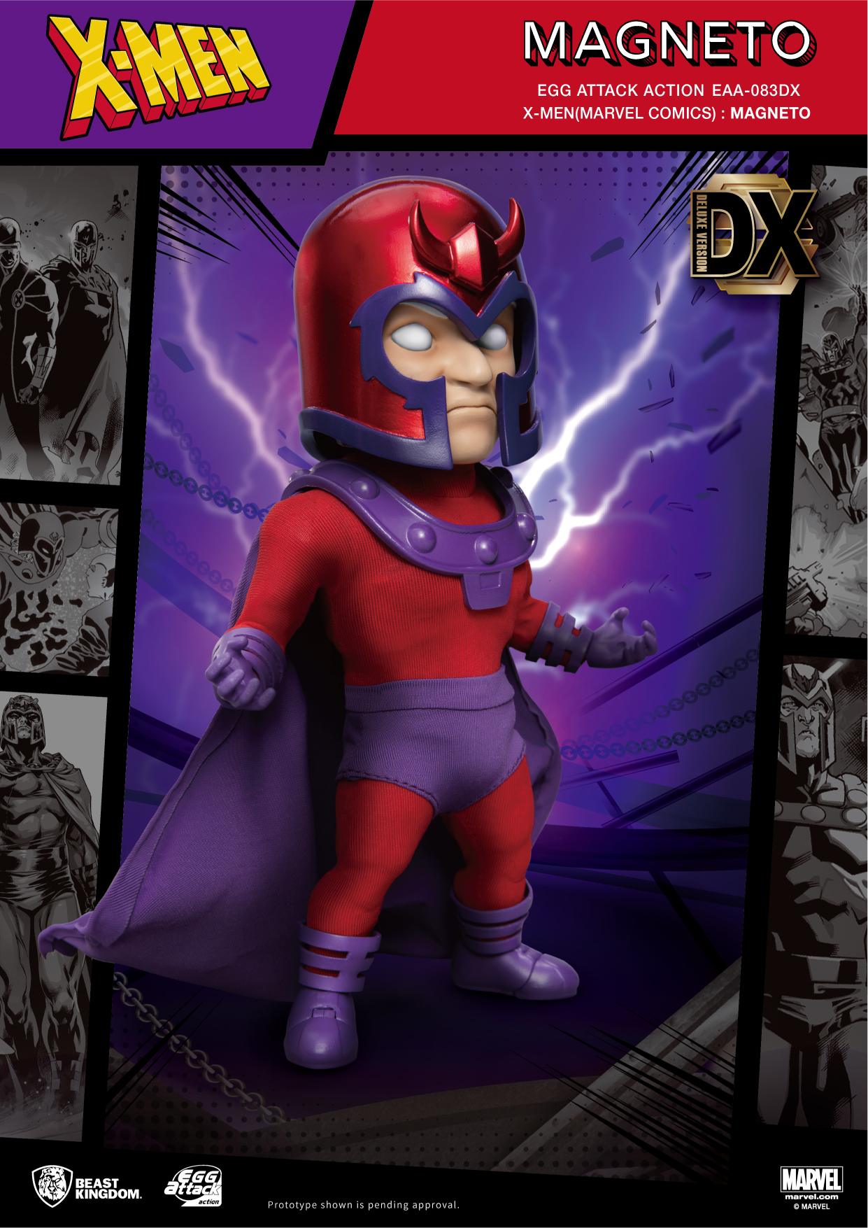 Marvel Egg Attack Action Figure : X-Men - Magneto Deluxe Version (EAA-083DX)