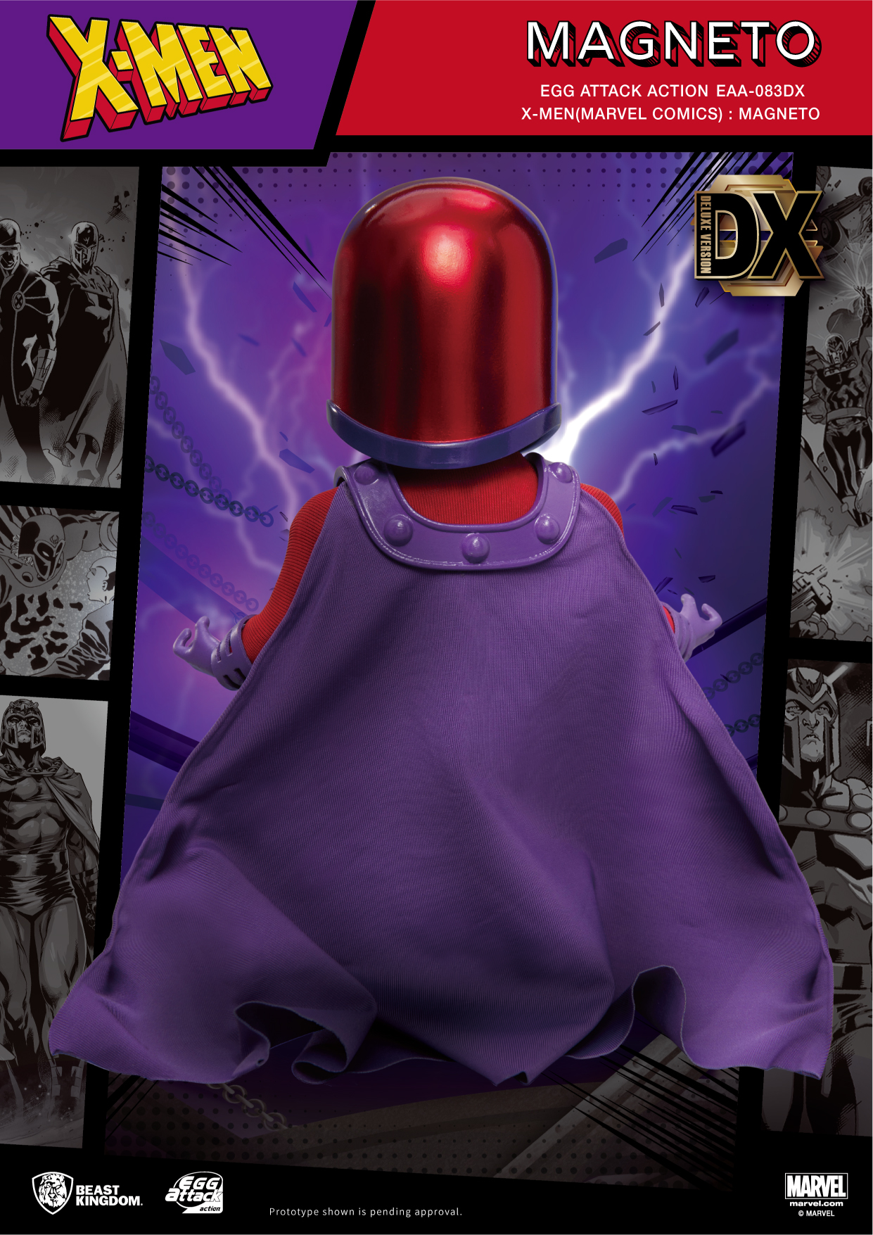 Marvel Egg Attack Action Figure : X-Men - Magneto Deluxe Version (EAA-083DX)