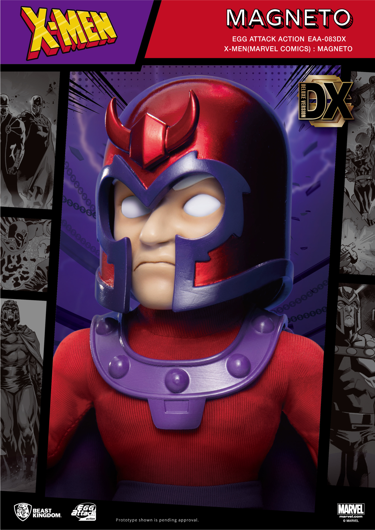 Marvel Egg Attack Action Figure : X-Men - Magneto Deluxe Version (EAA-083DX)