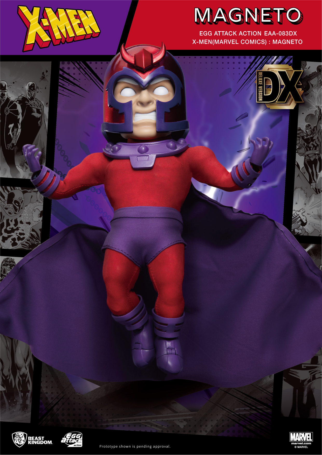 Marvel Egg Attack Action Figure : X-Men - Magneto Deluxe Version (EAA-083DX)