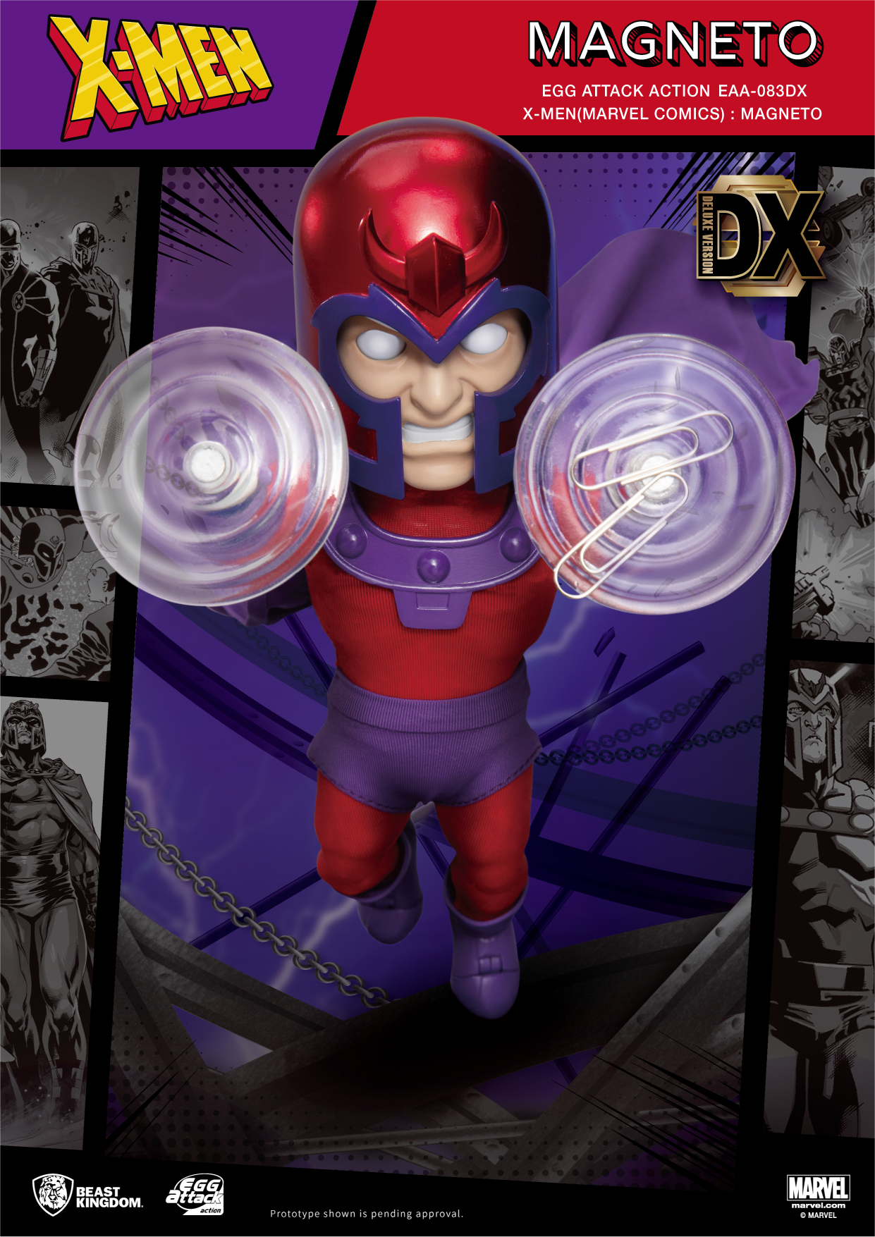 Marvel Egg Attack Action Figure : X-Men - Magneto Deluxe Version (EAA-083DX)