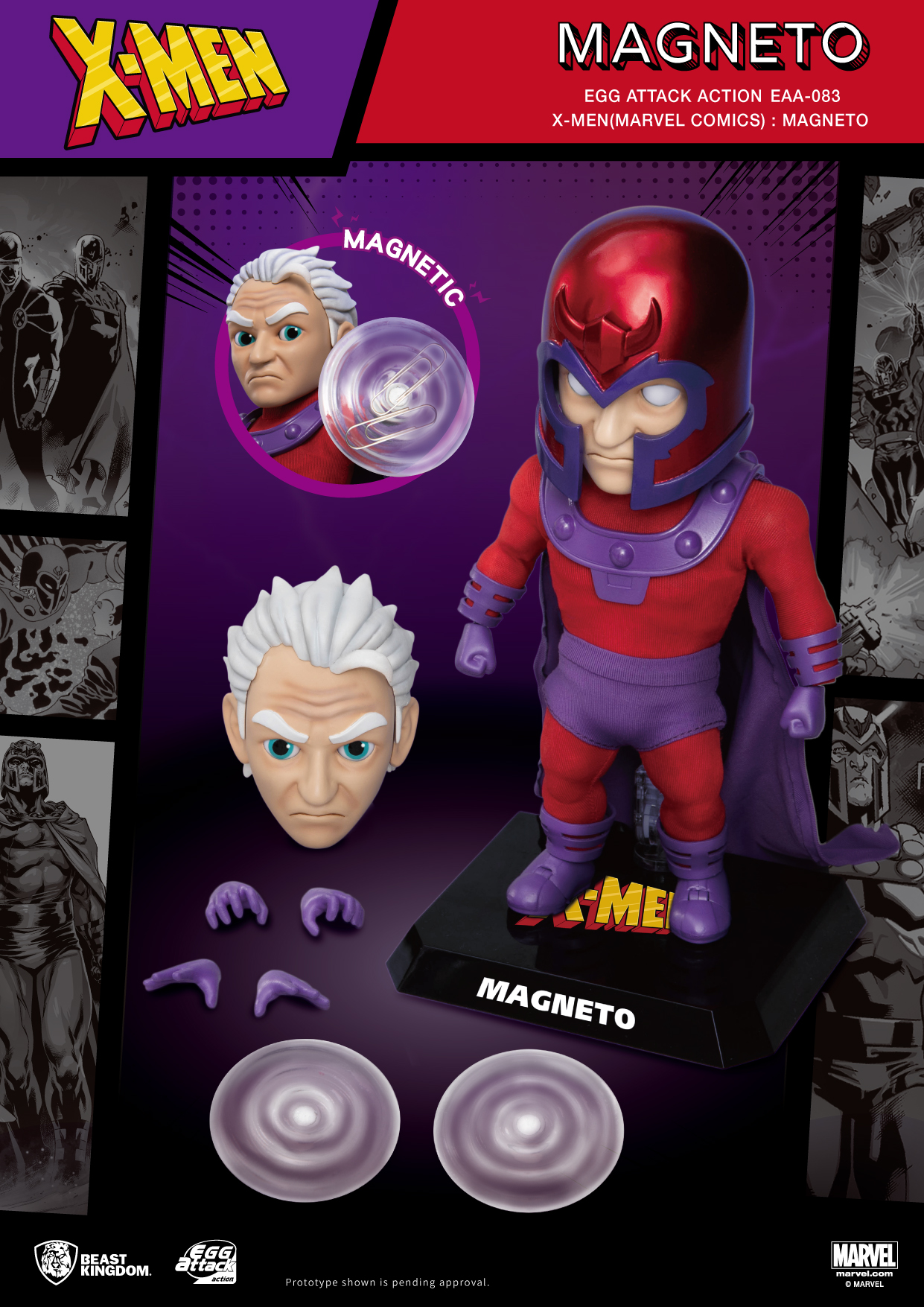 Marvel Egg Attack Action Figure : X-Men - Magneto (EAA-083)