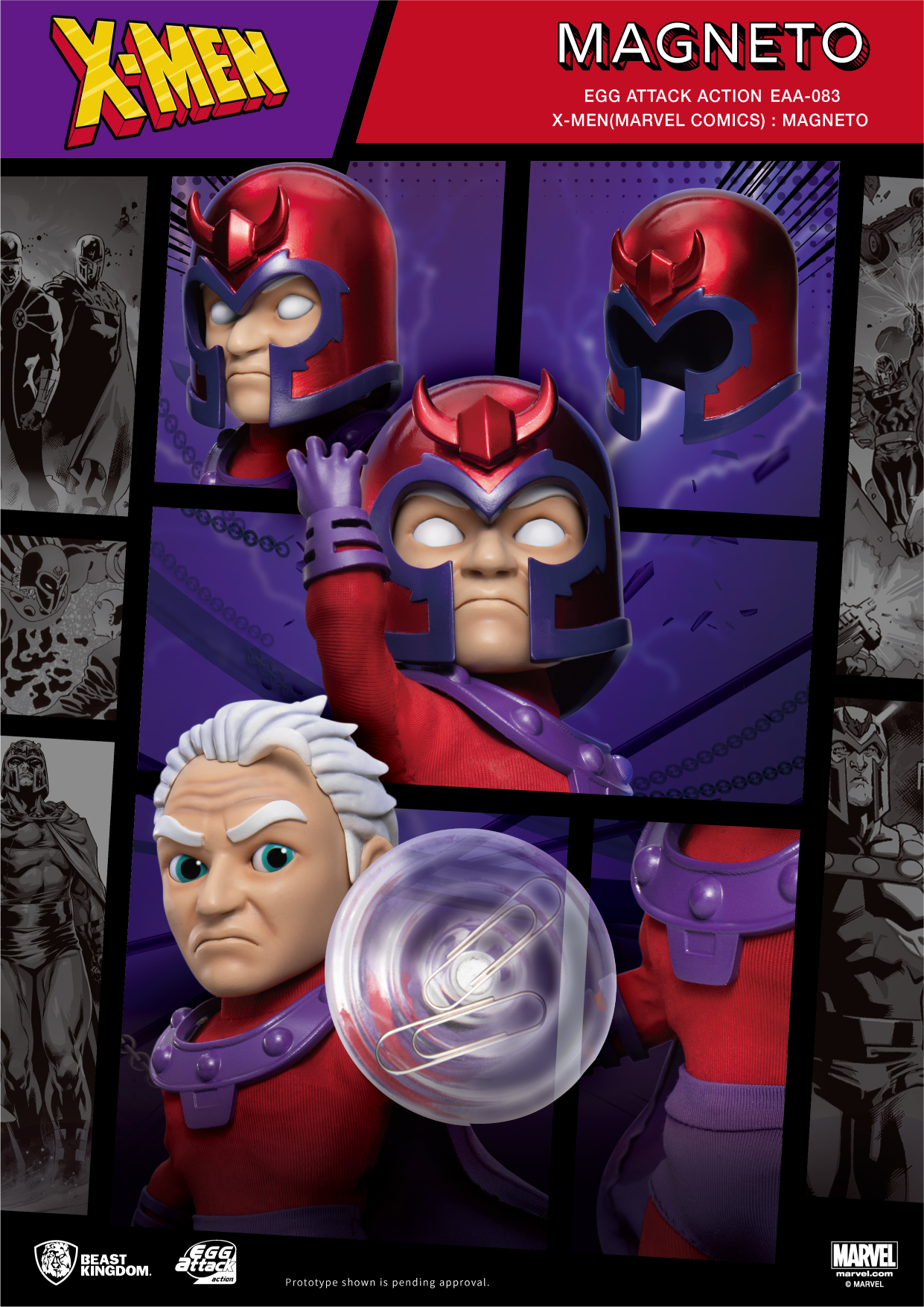 Marvel Egg Attack Action Figure : X-Men - Magneto (EAA-083)