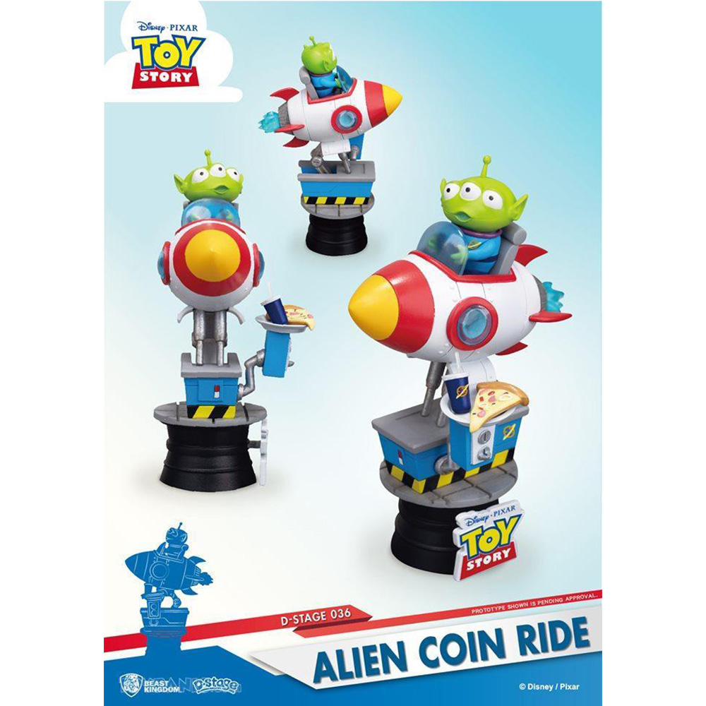 Alien Coin Ride Statue (DS-036)