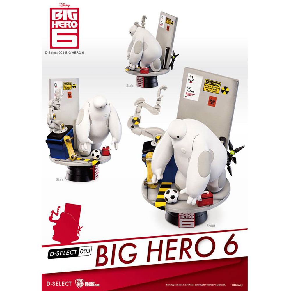 Disney Diorama D-Select Series Exclusive 6-Inch Statue - Big Hero 6 (DS-003)