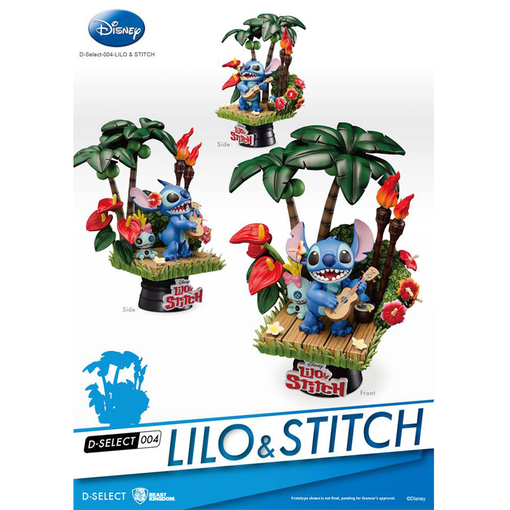 Disney Diorama D-Select Series Exclusive 6-Inch Statue - Stitch (DS-004)