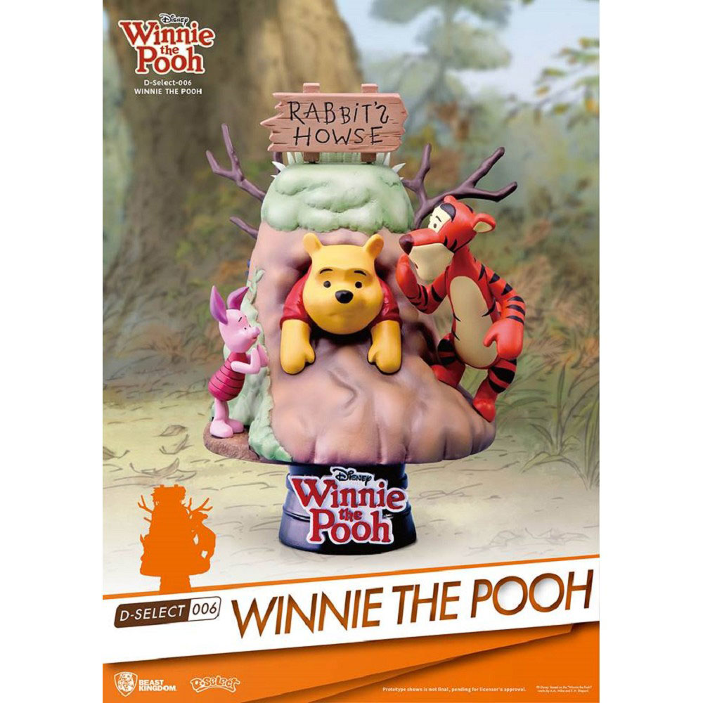 Disney Diorama D-Select Series Exclusive 6-Inch Statue - Winnie The Pooh (DS-006)