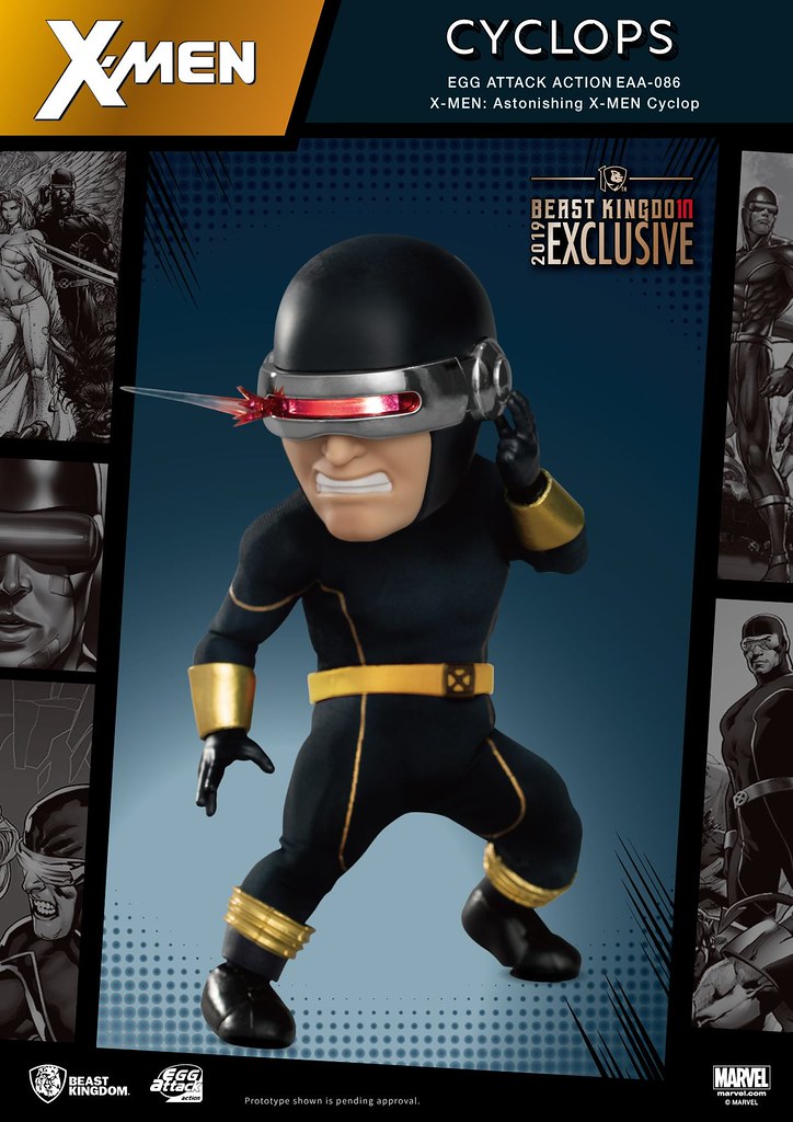 [Beast-Kingdom 10th Anniversary Limited Edition] EAA-086 Marvel X-Men Astonishing Cyclops Egg Action Figure