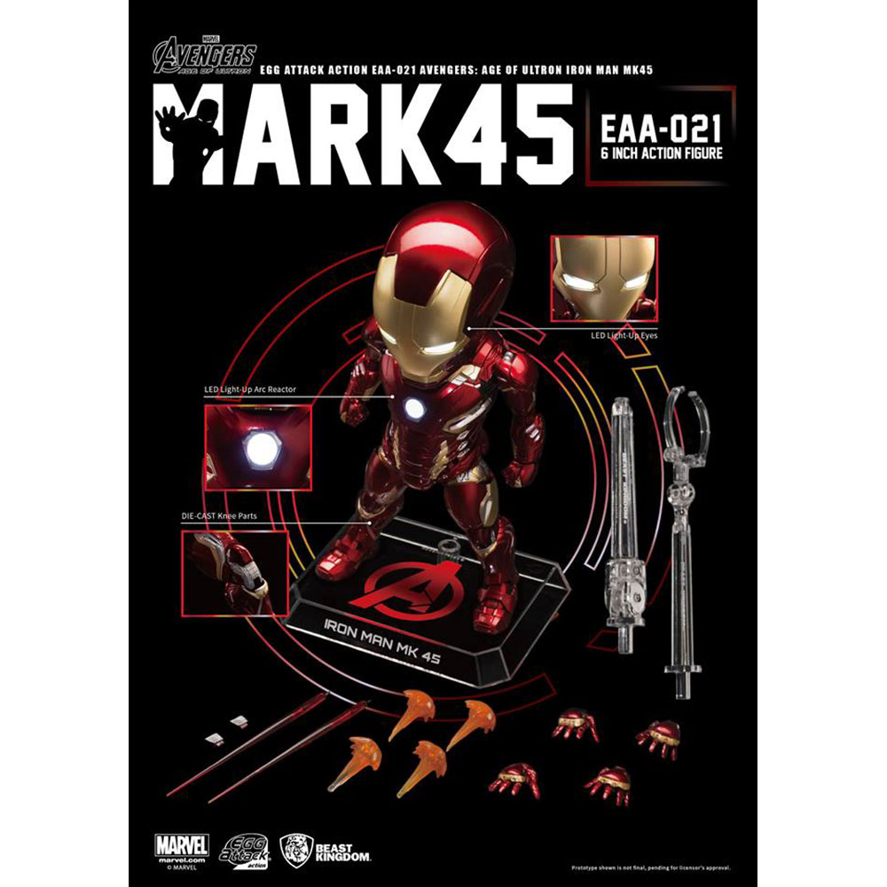 Marvel Avengers: Egg Attack Action - Age of Ultron - Iron Man MK45 (EAA-021)