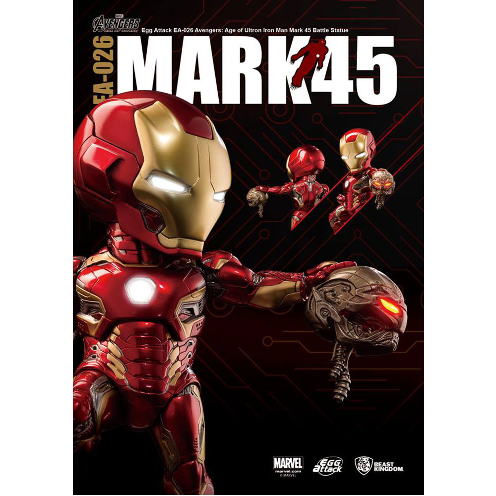 Marvel Avengers: Egg Attack - Age of Ultron - Iron Man Mark 45 Battle Statue (EA-026)