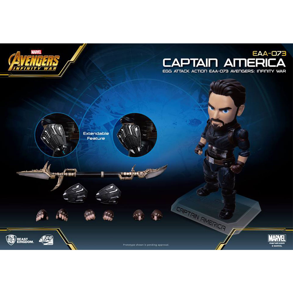 Marvel Avengers: Infinity War - Egg Attack Action - Captain America (EAA-073)