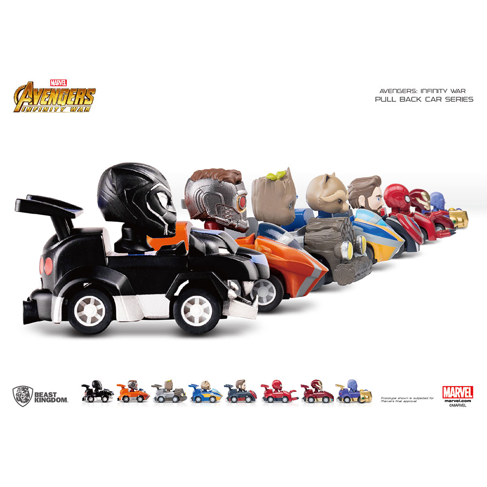 Marvel Avengers: Infinity War Pull Back Car Series - Rocket Raccoon