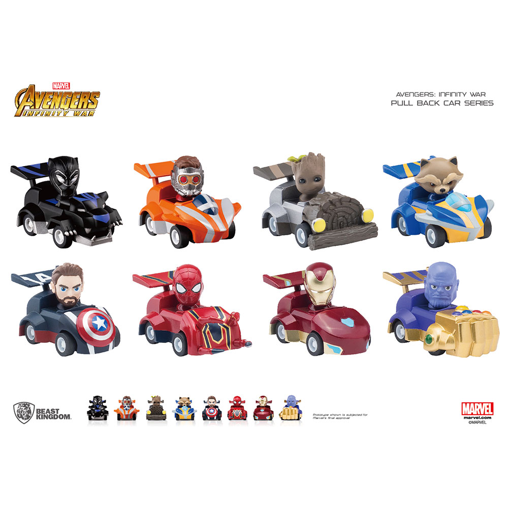 Marvel Avengers: Infinity War Pull Back Car Series - Rocket Raccoon