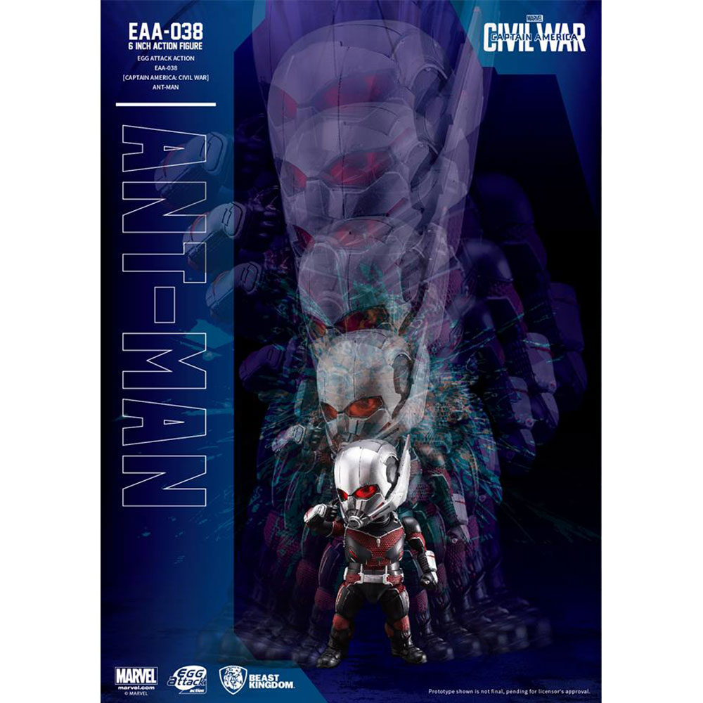 Marvel Captain America: Civil War Egg Attack Action - Ant-Man (EAA-038)