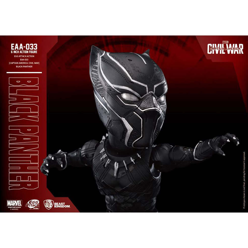 Marvel Captain America: Civil War Egg Attack Action - Black Panther (EAA-033)
