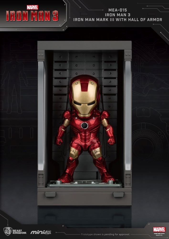Marvel Mini Egg Attack Series: Iron Man Mark III with Hall of Armor (MEA-015M3)