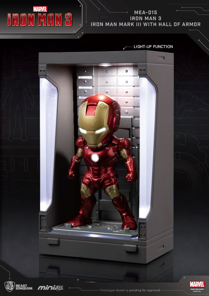 Marvel Mini Egg Attack Series: Iron Man Mark III with Hall of Armor (MEA-015M3)