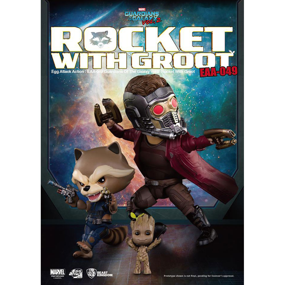 Marvel Of The Galaxy: Egg Attack Action - Rocket with Kid Groot (EAA-049)