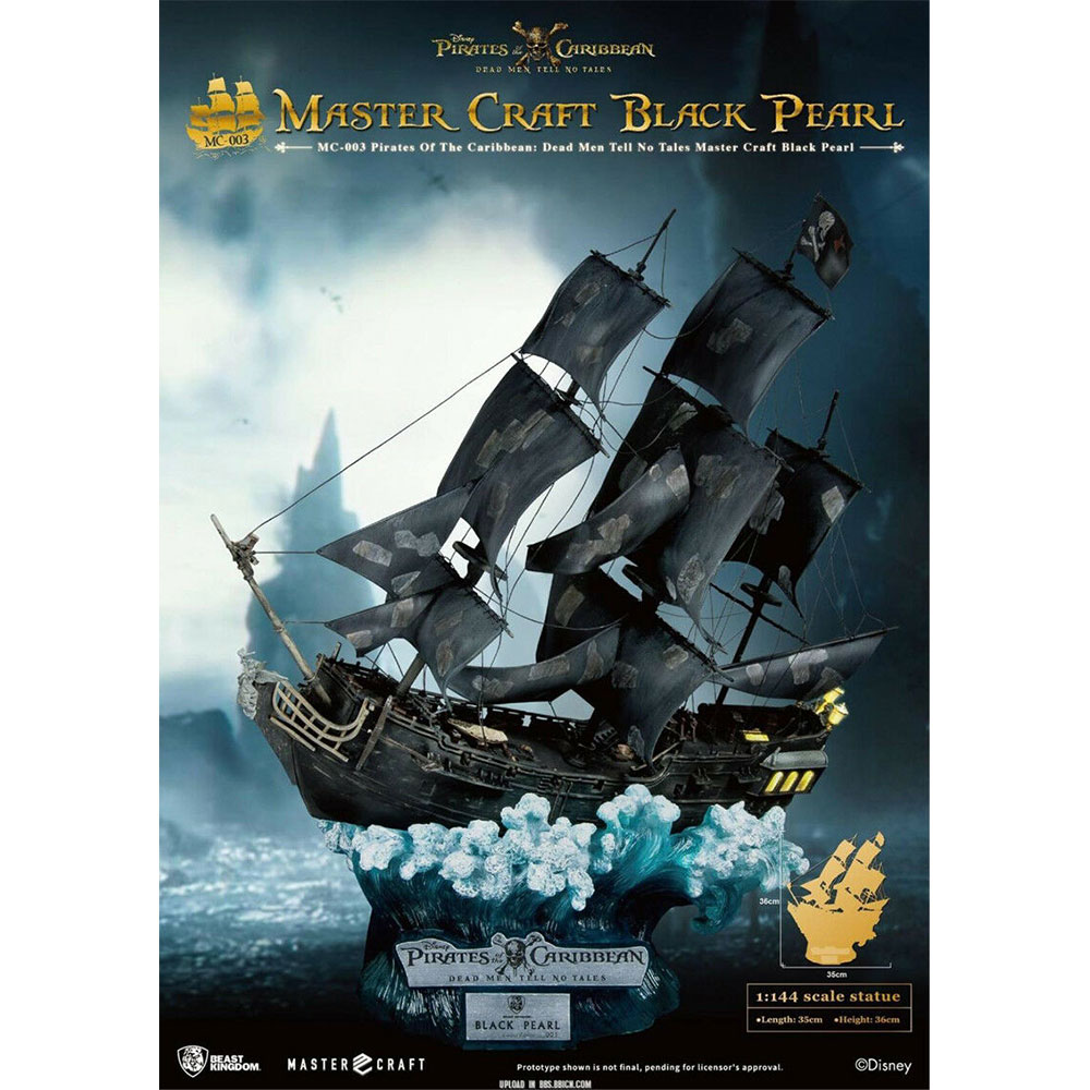 Pirates Of The Caribean: Master Craft - Black Pearl 1/144 Scale Statue (MC-003)