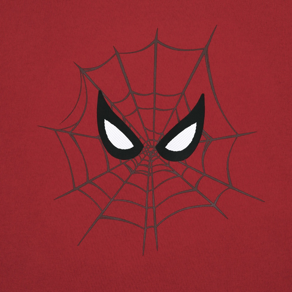 Spider Man Series Spider Eyes Tee (Red, Size S)