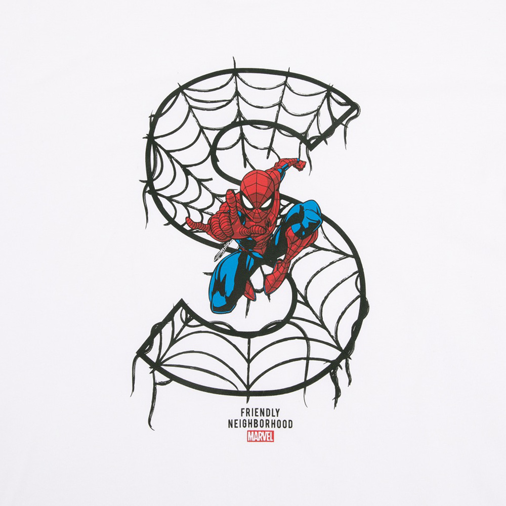 Spider-Man Series Spider-Man S Tee (White, Size XL)