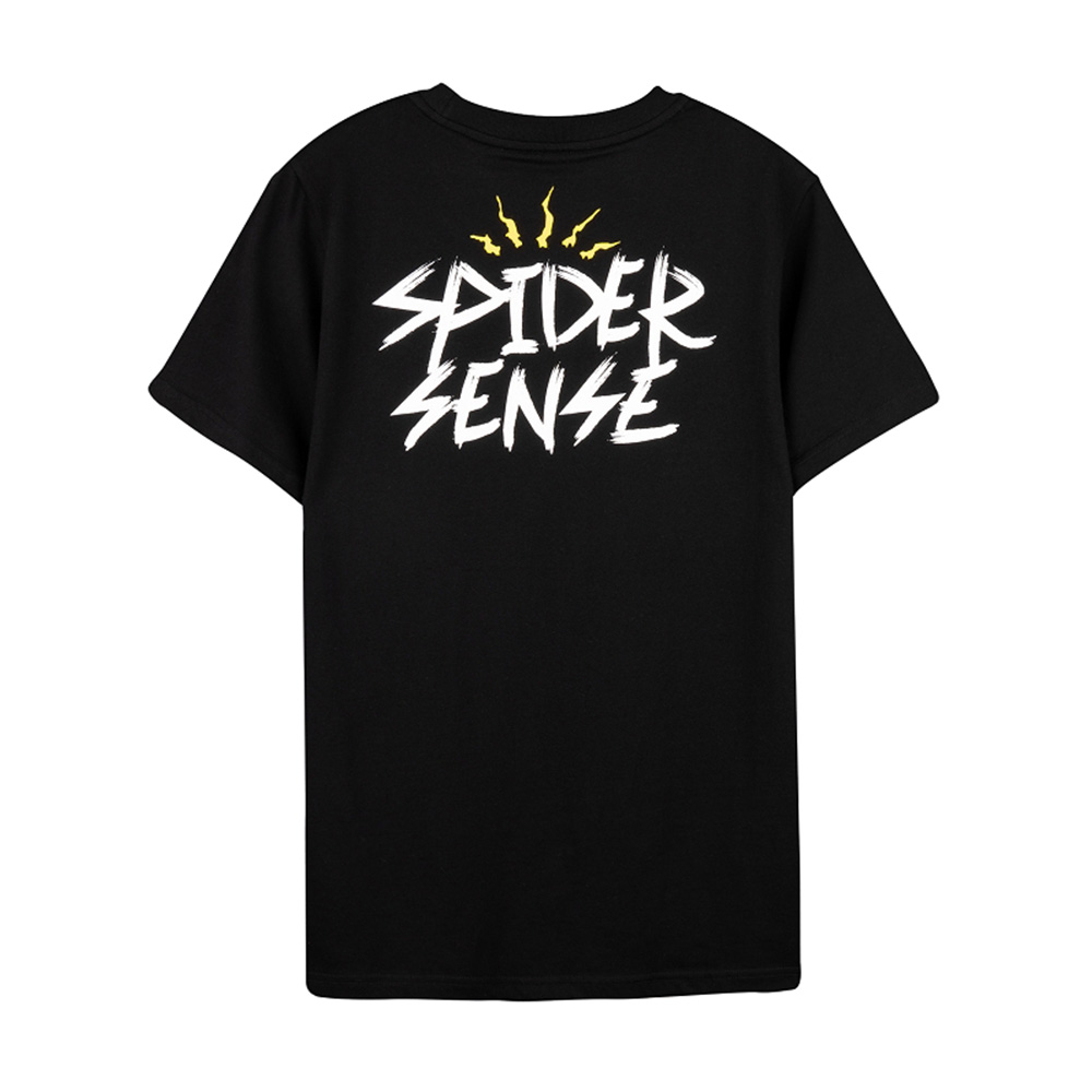 Spider-Man Series Spider Sense Tee (Black, Size L)