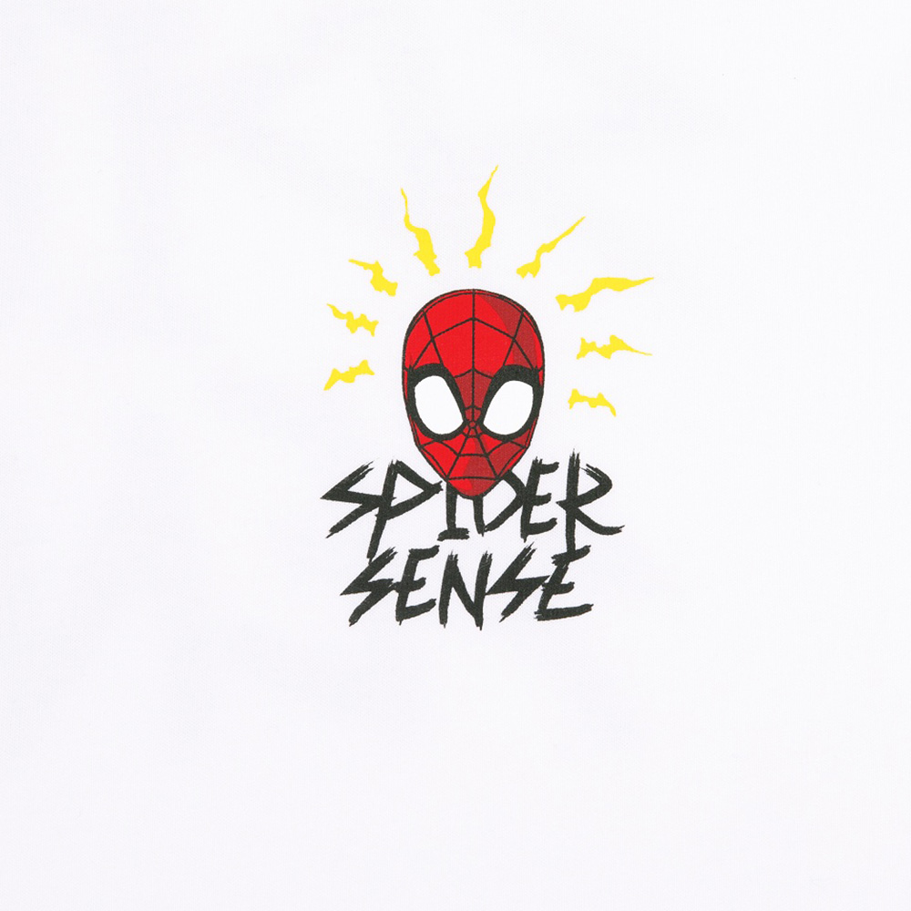 Spider-Man Series Spider Sense Tee (White, Size S)