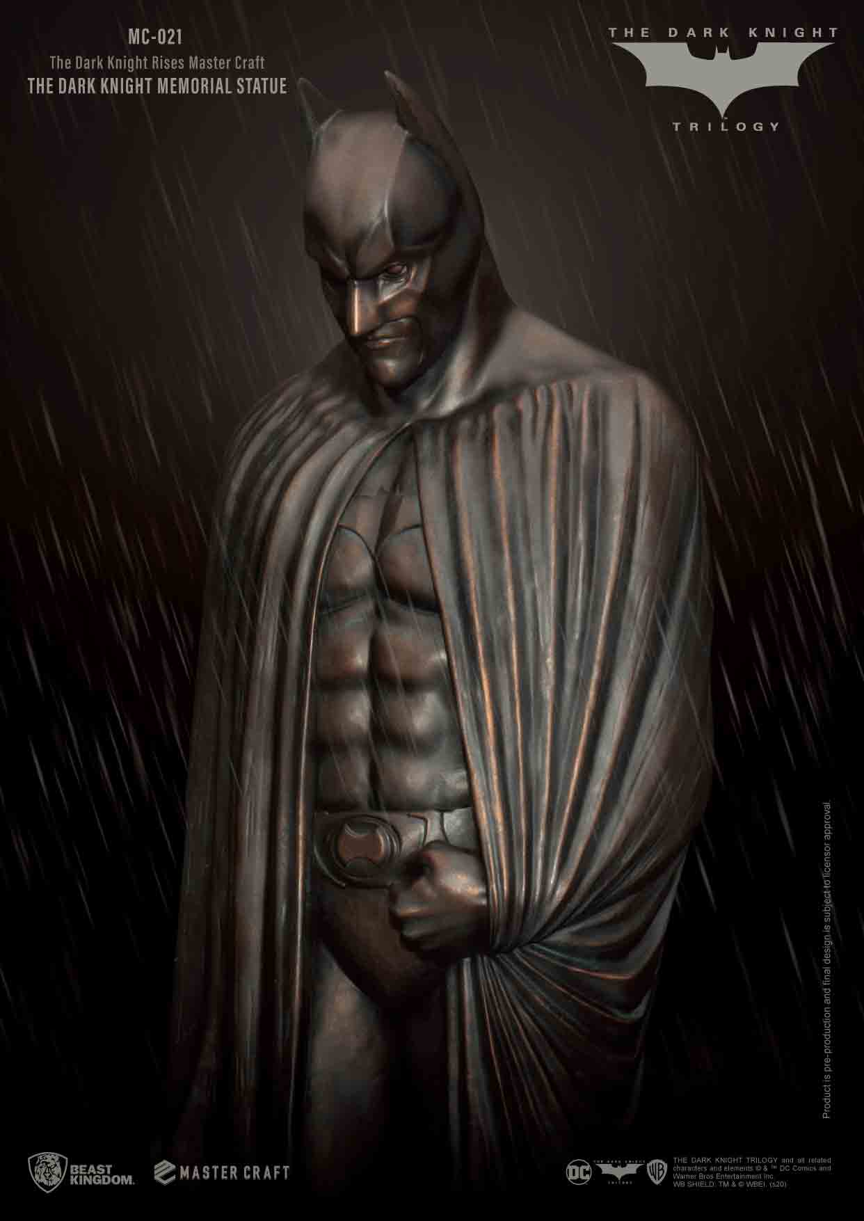 DC Master Craft : The Dark Knight Rises - The Dark Knight Memorial Statue (MC-021)
