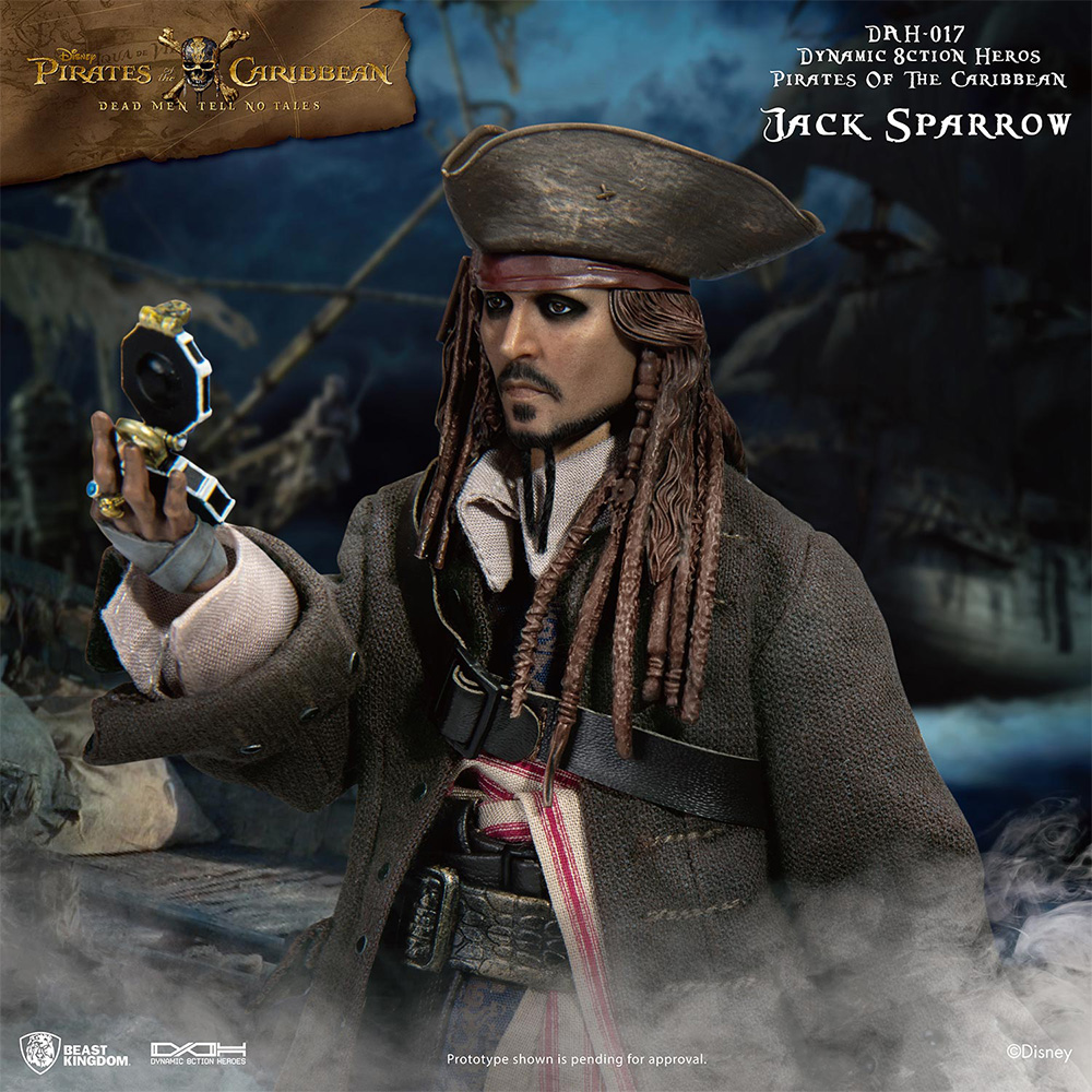 Beast Kingdom DAH-017 Pirate Of The Caribbean: Captain Jack Sparrow