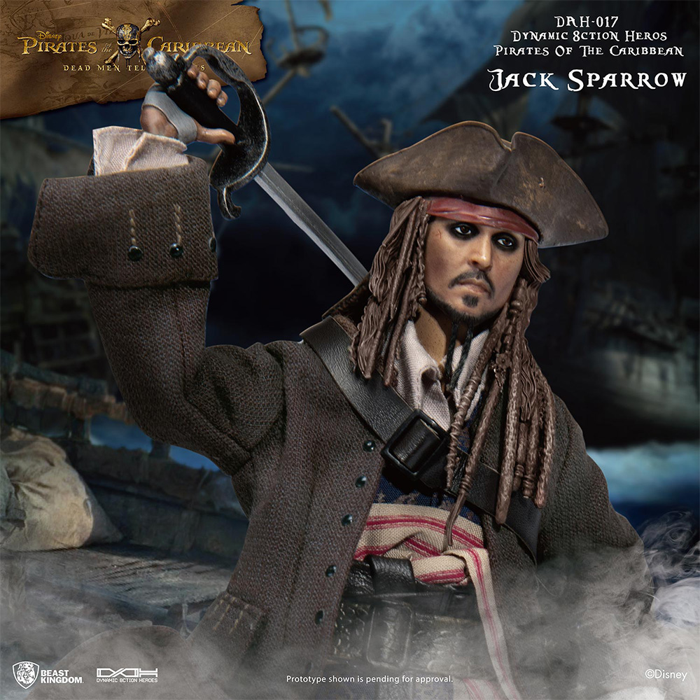 Beast Kingdom DAH-017 Pirate Of The Caribbean: Captain Jack Sparrow