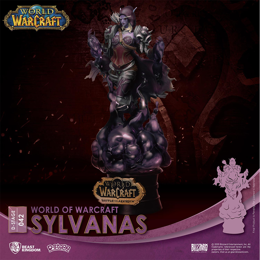 Beast Kingdom DS-042 World of Warcraft WoW Sylvanas Diorama Stage Figure Statue