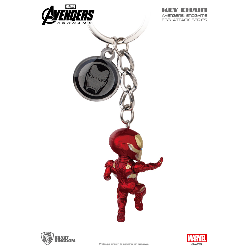 Avengers: End Game Egg Attack Key Chain Mark 50