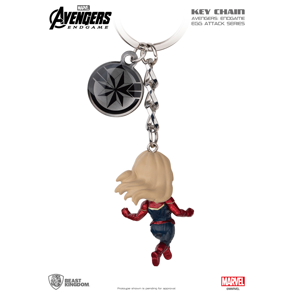Avengers: End Game Egg Attack Key Chain Series Captain Marvel