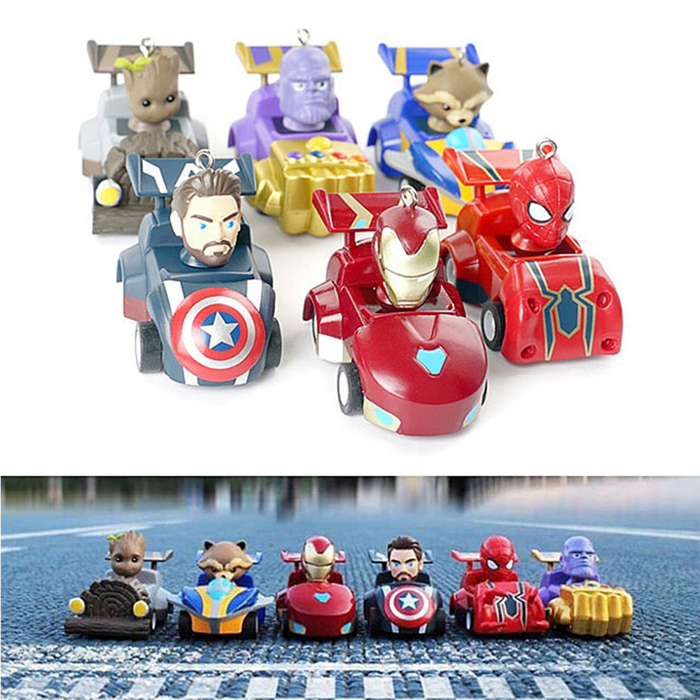 Avengers: Infinity War Pull back car keychain series Spider Man
