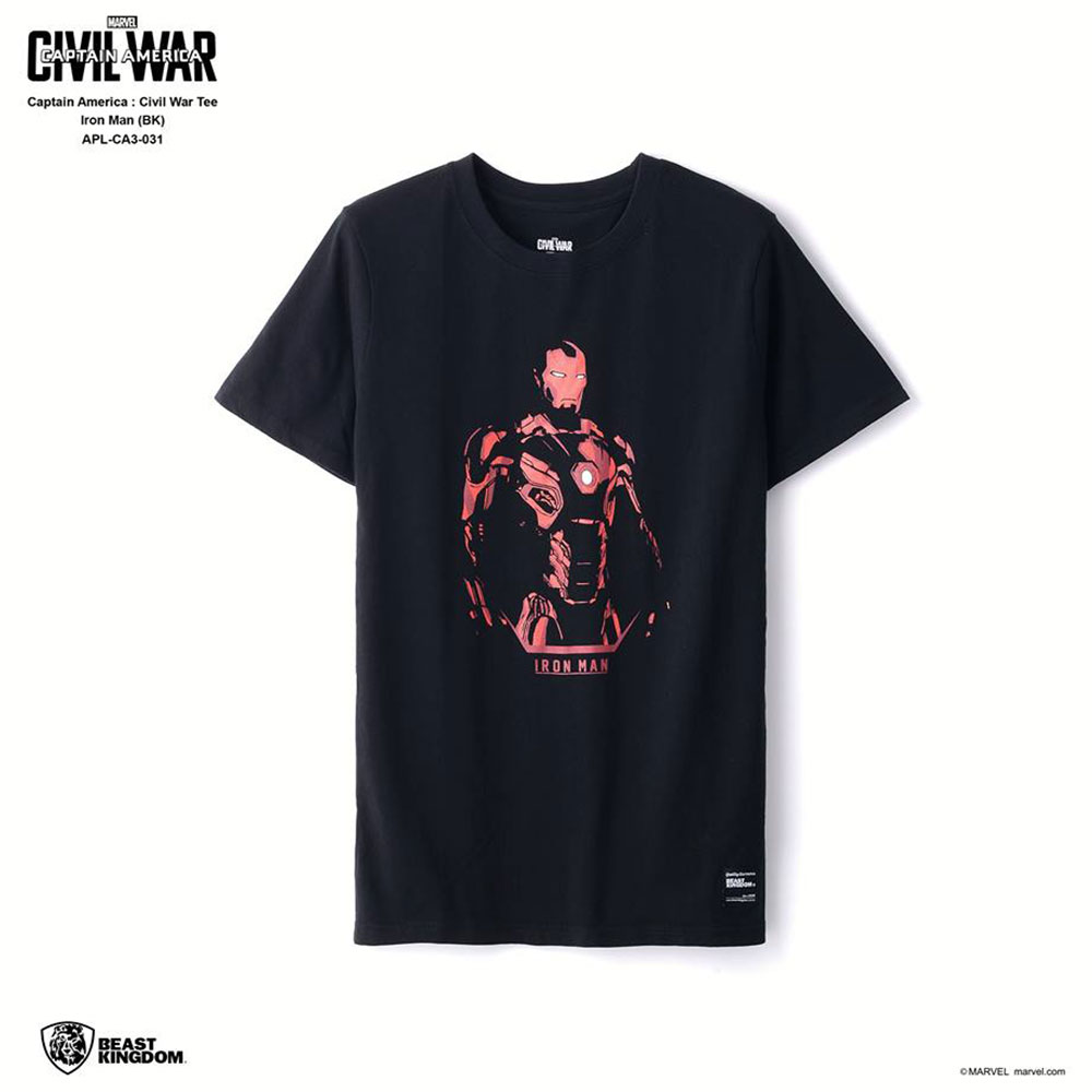 Marvel Captain America: Civil War Tee Iron Man - Black, Size L (APL-CA3-031)