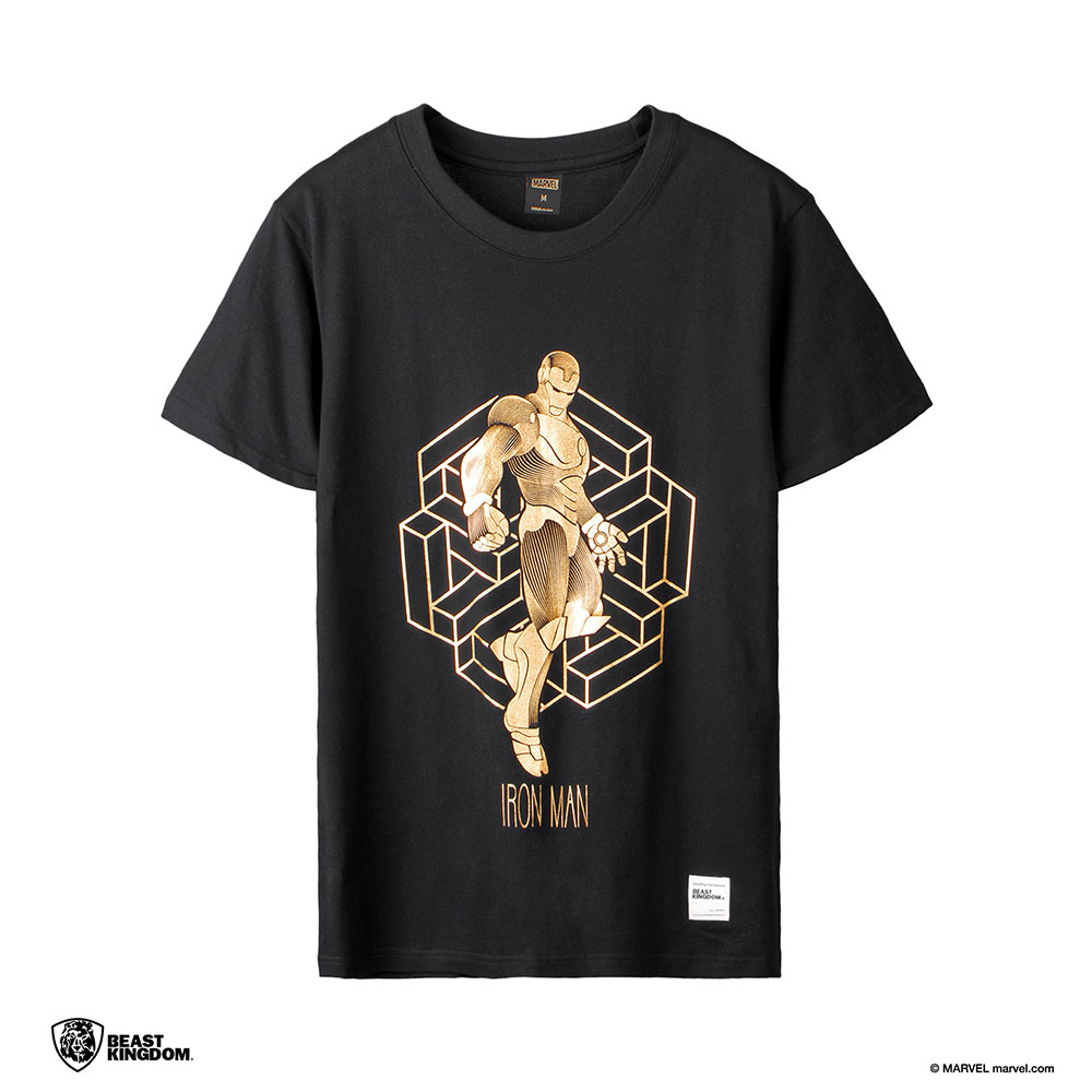 Marvel: Iron Man Tee Series - Black, Saiz L